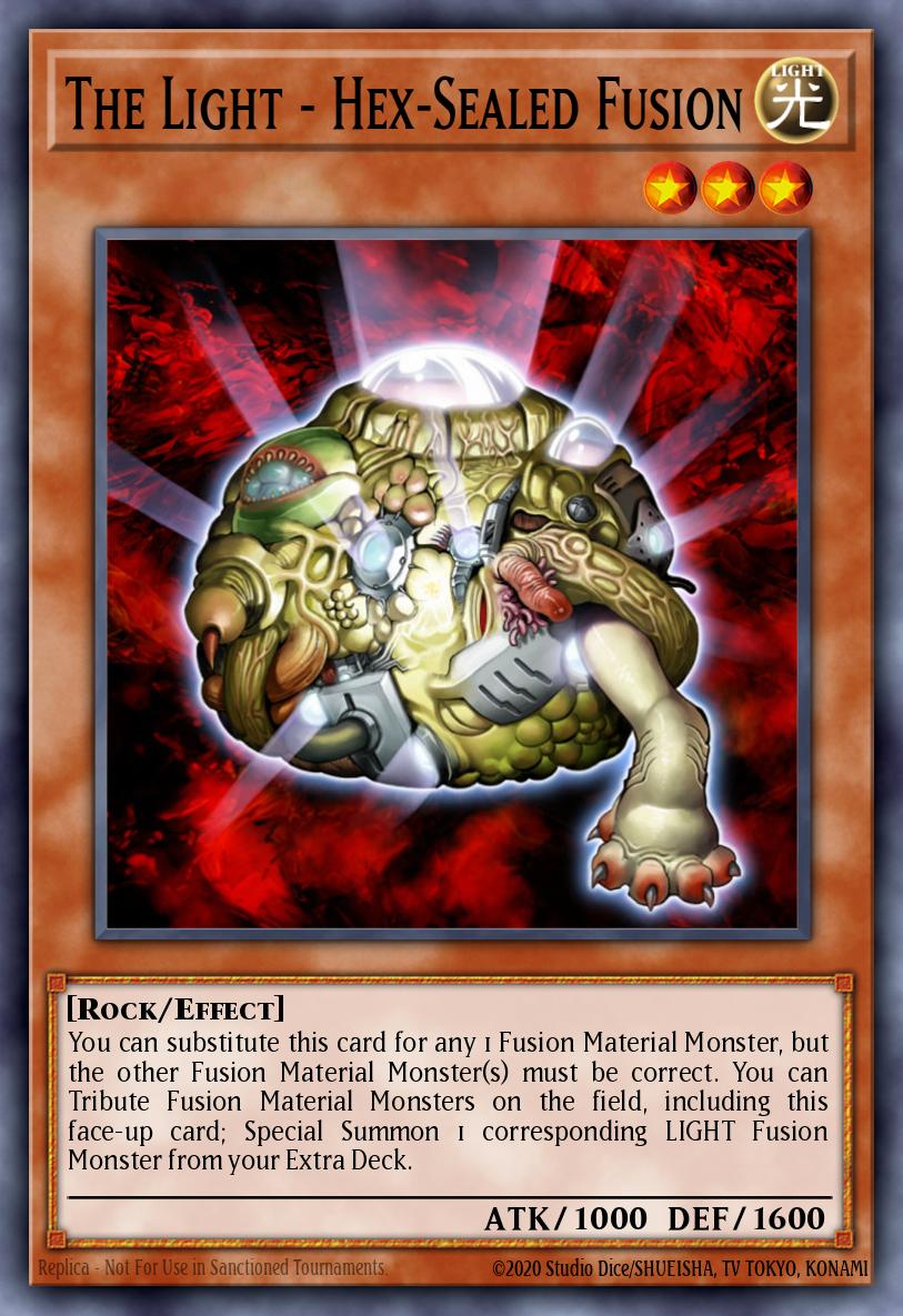 (262) YuGiOh TCG LCYW: Legendary Collection 3: Mega Pack Single: The Light - Hex-Sealed Fusion  Common