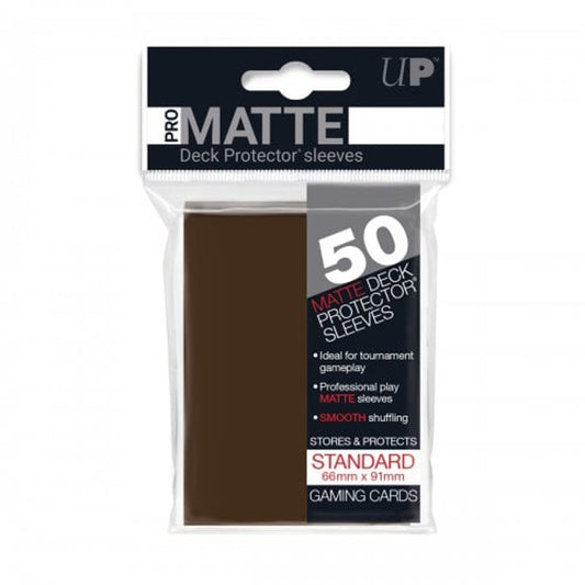 Ultra Pro Standard Deck Protectors (50ct) - Brown