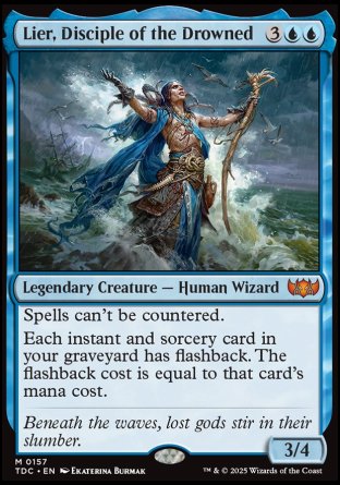 (157) Magic The Gathering Commander: Tarkir: Dragonstorm Single: Lier, Disciple of the Drowned  Mythic