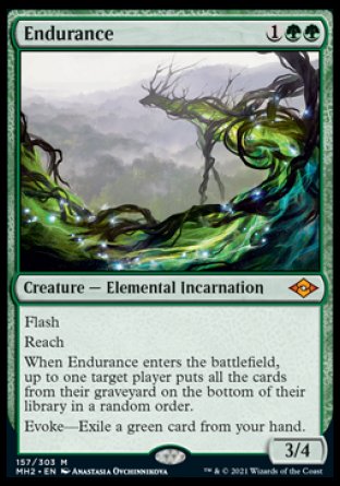 (157) Magic The Gathering Modern Horizons 2 Single: Endurance  Mythic
