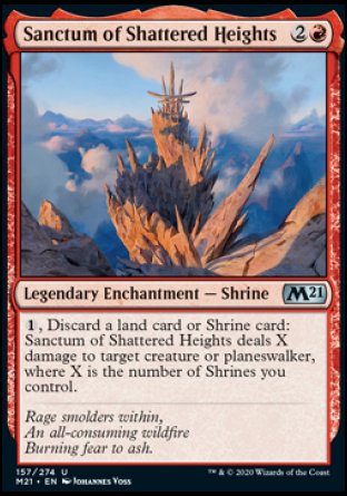 (157) Magic The Gathering Core 2021 Single: Sanctum of Shattered Heights Holo Uncommon