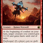 (157) Magic The Gathering Innistrad: Midnight Hunt Single: Reckless Stormseeker // Storm-Charged Slasher Holo Rare