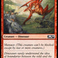 (157/280) Magic The Gathering Core 2020 Single: Ripscale Predator Holo Common