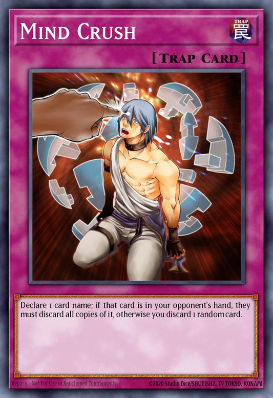 (295) YuGiOh TCG LCYW: Legendary Collection 3: Mega Pack Single: Mind Crush  Ultra Rare