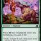(158/274) Magic The Gathering Ikoria: Lair of Behemoths Single: Honey Mammoth Holo Common