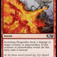 (158) Magic The Gathering Core 2021 Single: Scorching Dragonfire Holo Common