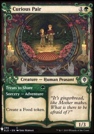 (296) Magic The Gathering The List Single: Curious Pair // Treats to Share  Common