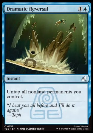 (158) Magic The Gathering Magic: The Gathering | Avatar: The Last Airbender: Eternal Single: Dramatic Reversal Holo Common