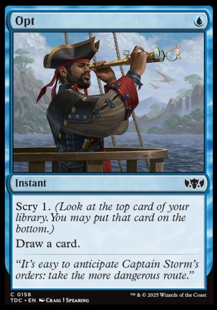 (158) Magic The Gathering Commander: Tarkir: Dragonstorm Single: Opt  Common