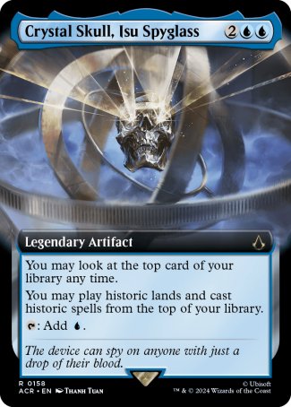 (158) Magic The Gathering Universes Beyond: Assassin's Creed: Extras Single: Crystal Skull, Isu Spyglass (V.1)  Holo Rare