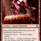 (158) Magic The Gathering Adventures in the Forgotten Realms Single: Plundering Barbarian  Common