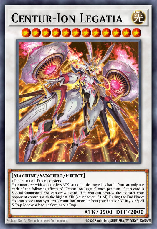 (145) YuGiOh TCG MP24: 25th Anniversary Tin: Dueling Mirrors Single: Centur-Ion Legatia  Secret Rare
