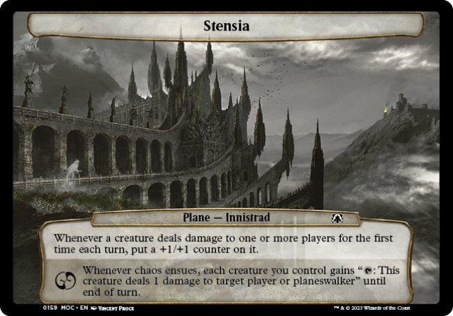 (159) Magic The Gathering Commander: March of the Machine Single: Stensia  Common