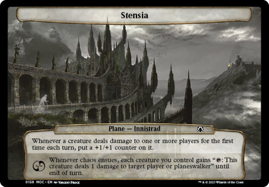 (159) Magic The Gathering Commander: March of the Machine Single: Stensia  Common