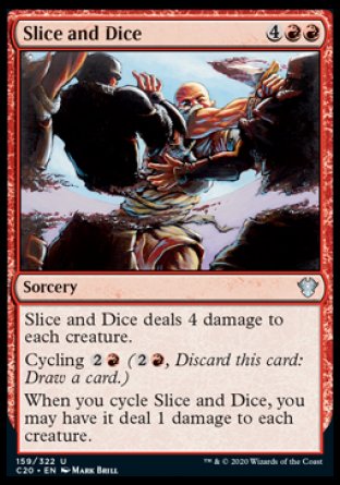 (159/322) Magic The Gathering Commander: Ikoria Single: Slice and Dice  Uncommon