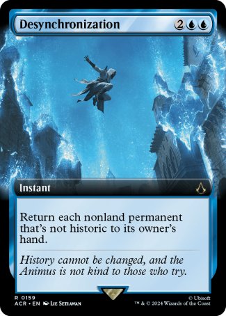 (159) Magic The Gathering Universes Beyond: Assassin's Creed: Extras Single: Desynchronization (V.1)  Holo Rare