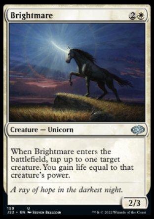 (159) Magic The Gathering Jumpstart 2022 Single: Brightmare  Uncommon
