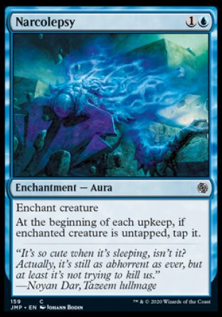 (159) Magic The Gathering Jumpstart Single: Narcolepsy  Common