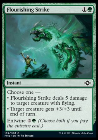 (159) Magic The Gathering Modern Horizons 2 Single: Flourishing Strike  Common