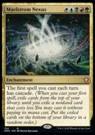 (159) Magic The Gathering Commander: Dominaria United Single: Maelstrom Nexus  Mythic