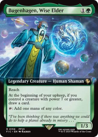 (159) Magic The Gathering Commander: Magic: The Gathering - FINAL FANTASY: Extras Single: Bugenhagen, Wise Elder Holo Rare