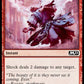 (159) Magic The Gathering Core 2021 Single: Shock Holo Common