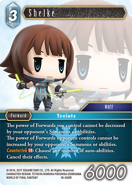 (029) Final Fantasy TCG Emissaries of Light Single: Shelke (16-029) Holo Rare