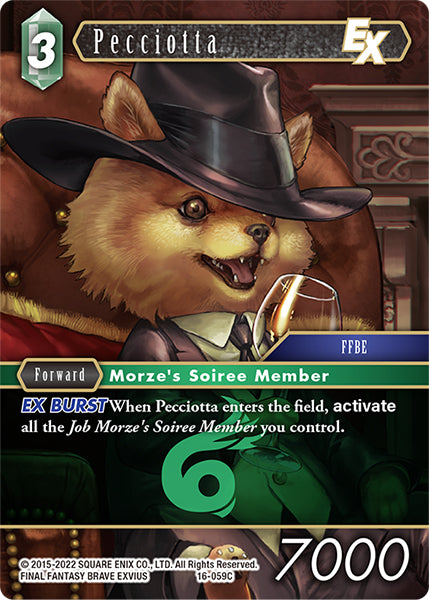 (059) Final Fantasy TCG Emissaries of Light Single: Pecciotta (16-059) Holo Common