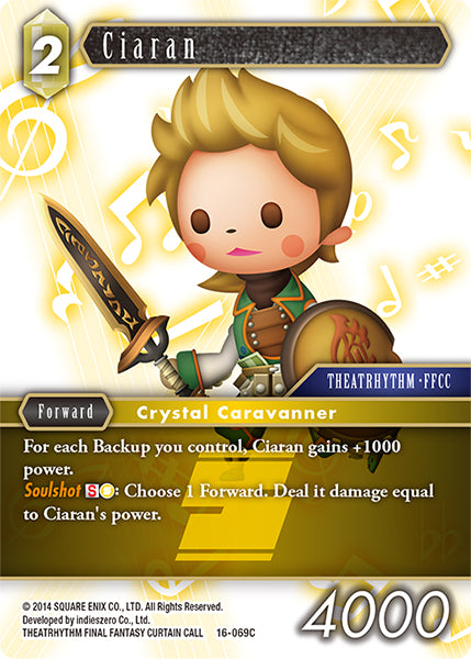 (069) Final Fantasy TCG Emissaries of Light Single: Ciaran (16-069) Holo Common