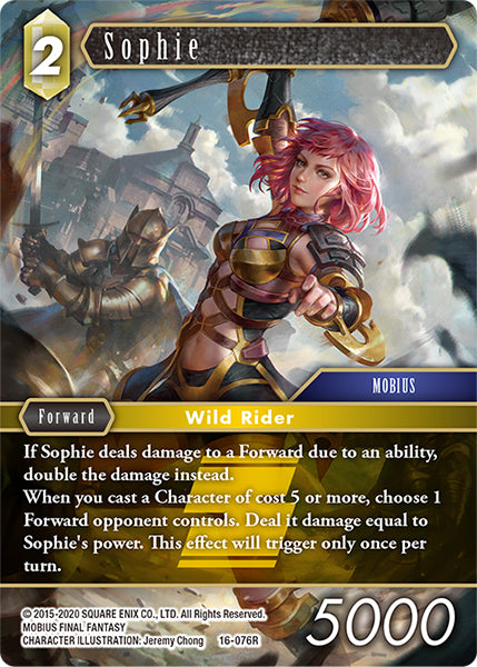 (076) Final Fantasy TCG Emissaries of Light Single: Sophie (16-076) Holo Rare