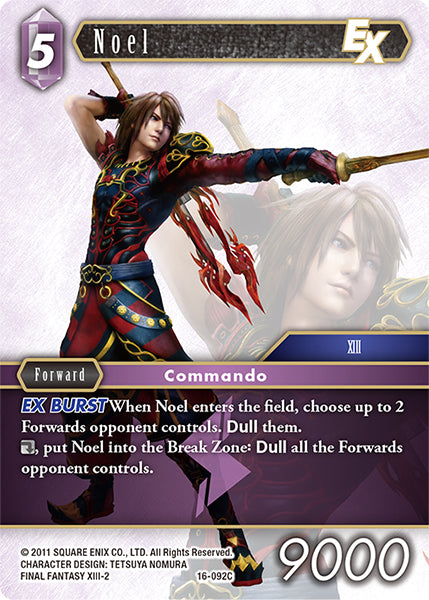 (092) Final Fantasy TCG Emissaries of Light Single: Noel (16-092)  Common