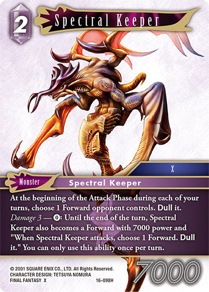 (098) Final Fantasy TCG Emissaries of Light Single: Spectral Keeper (16-098)  Hero
