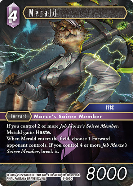 (099) Final Fantasy TCG Emissaries of Light Single: Merald (16-099)  Common