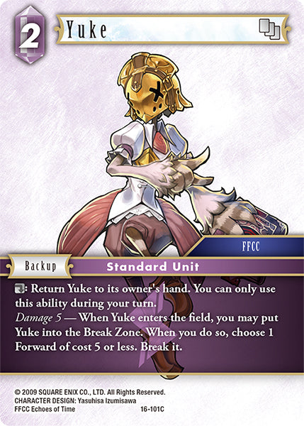 (101) Final Fantasy TCG Emissaries of Light Single: Yuke (16-101)  Common