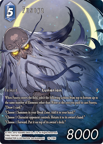 (119) Final Fantasy TCG Emissaries of Light Single: Fusoya (16-119) (V.2)  Hero