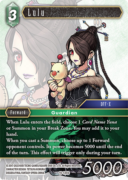 (135) Final Fantasy TCG Emissaries of Light Single: Lulu (16-135) Holo Starter