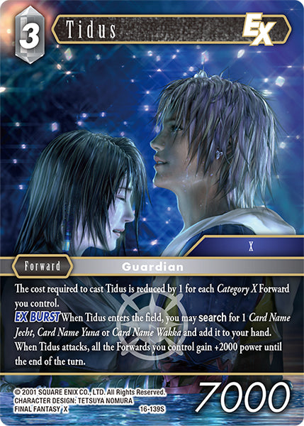 (139) Final Fantasy TCG Emissaries of Light Single: Tidus (16-139) Holo Starter