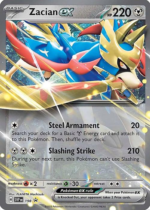 (198) Pokemon TCG SV Black Star Promos Single: Zacian ex   Promo