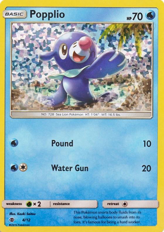 (004/12) Pokemon TCG McDonald's Collection 2017 Single: Popplio   Promo