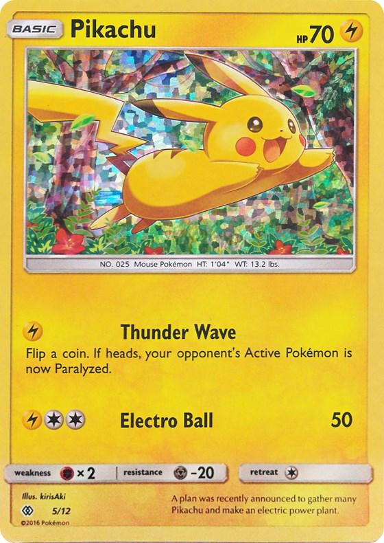 (005/12) Pokemon TCG McDonald's Collection 2017 Single: Pikachu   Promo