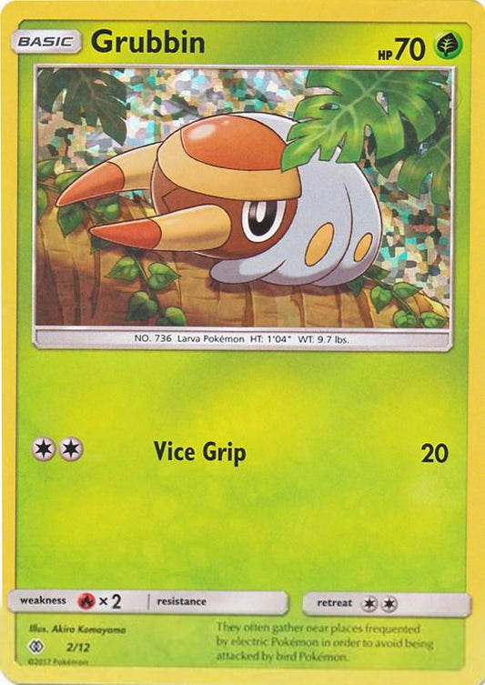(002/12) Pokemon TCG McDonald's Collection 2017 Single: Grubbin   Promo