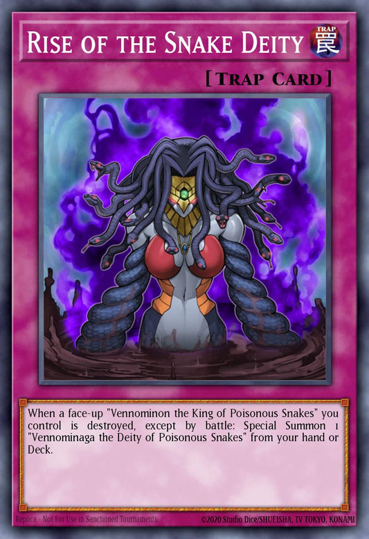 (059) YuGiOh TCG ANGU: Ancient Guardians Single: Rise of the Snake Deity  Rare