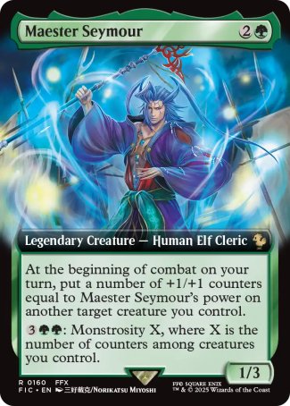 (160) Magic The Gathering Commander: Magic: The Gathering - FINAL FANTASY: Extras Single: Maester Seymour  Rare