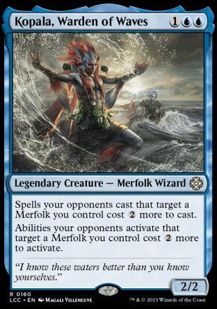 (160) Magic The Gathering Commander: The Lost Caverns of Ixalan Single: Kopala, Warden of Waves  Rare