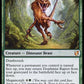 (160) Magic The Gathering Commander 2019 Single: Deathmist Raptor Holo Mythic