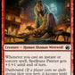 (160) Magic The Gathering Innistrad: Midnight Hunt Single: Spellrune Painter // Spellrune Howler Holo Uncommon