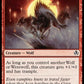 (160) Magic The Gathering Innistrad Remastered Single: Hungry Ridgewolf  Common