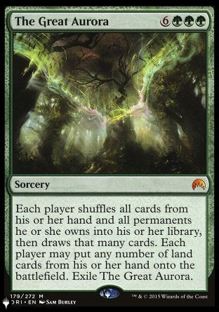 (179) Magic The Gathering The List Single: The Great Aurora  Mythic