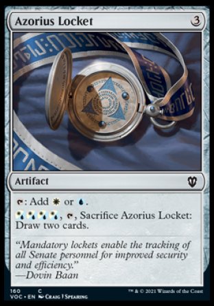 (160) Magic The Gathering Commander: Innistrad: Crimson Vow Single: Azorius Locket  Common