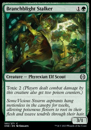(160) Magic The Gathering Phyrexia: All Will Be One Single: Branchblight Stalker  Common